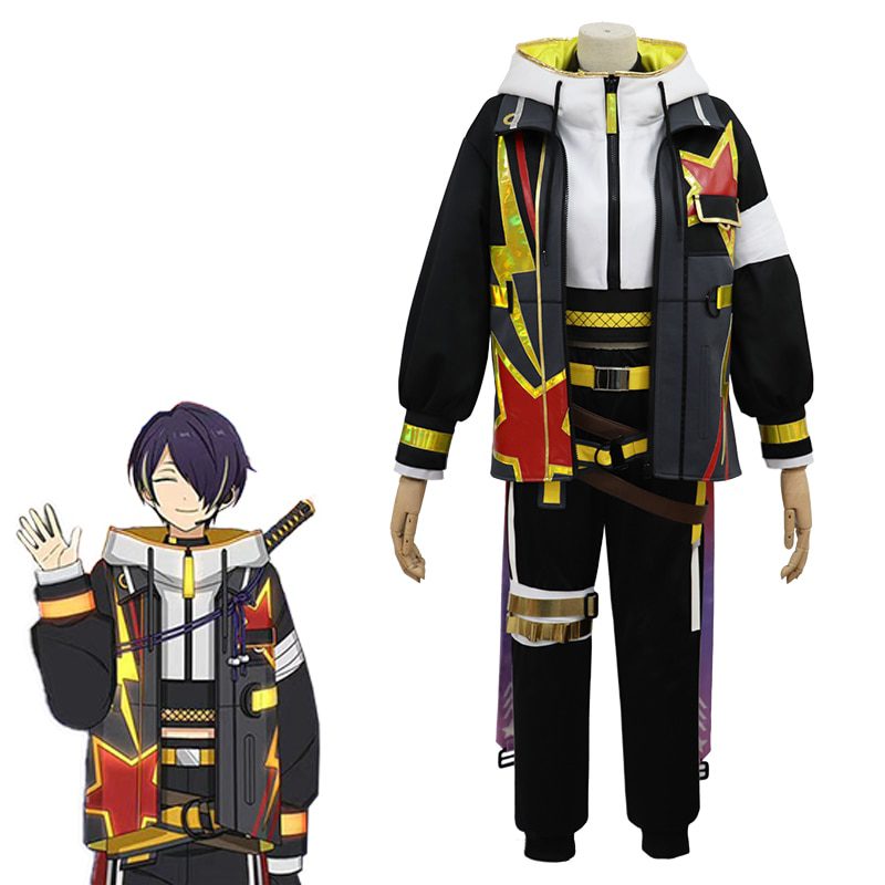 Ensemble Stars Sengoku Shinobu Morisawa Chiaki Nagumo Tetora Shinkai Kanata Cosplay Hot Blood Meteor Endure the Law Costume