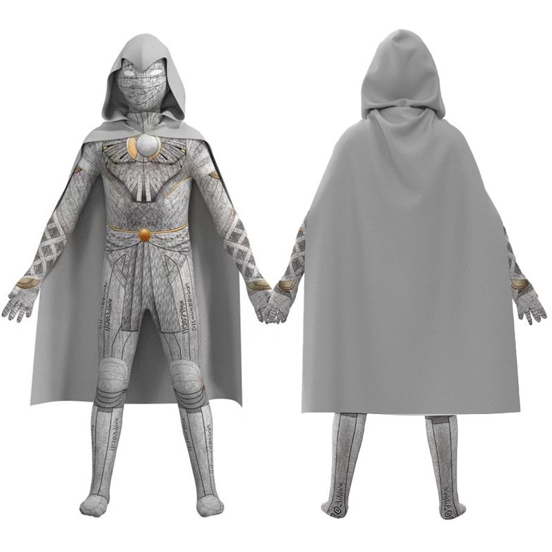 Moon Knight Cosplay Costume Marc Spector Crescent Darts Superhero Golden Silver PU Moon Knives Weapon Prop
