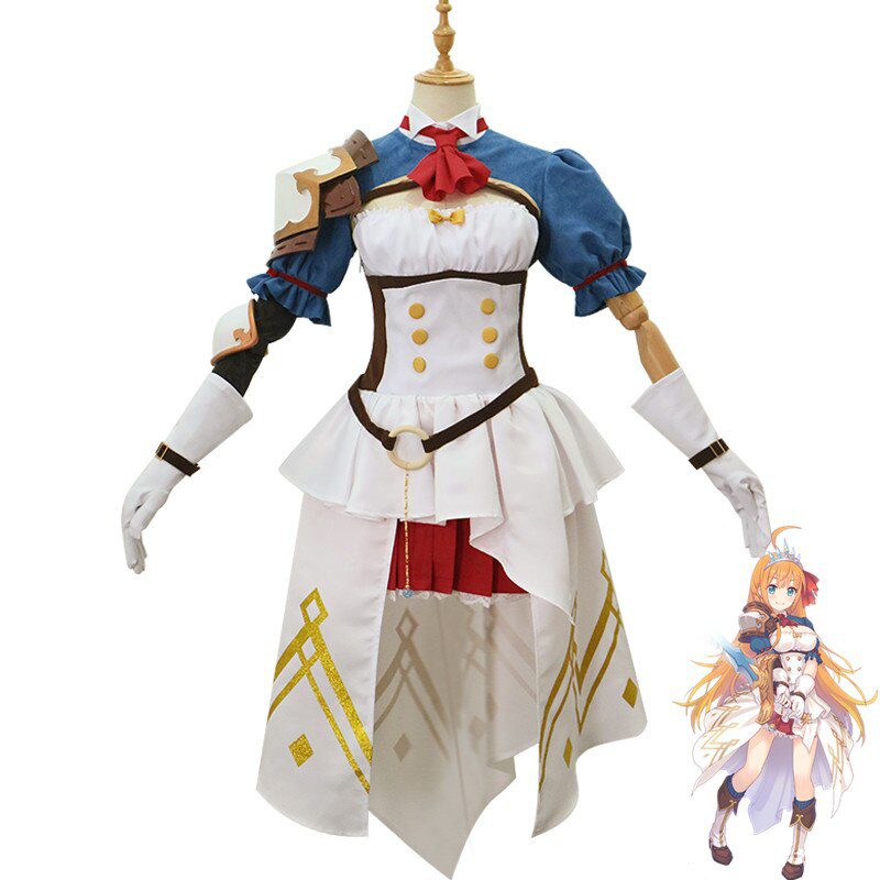 Game Princess Connect! Re:Dive Cosplay Pecorine Costume Halloween Costumes for Women