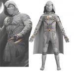 Moon Knight Cosplay Costume Marc Spector Crescent Darts Superhero Golden Silver PU Moon Knives Weapon Prop