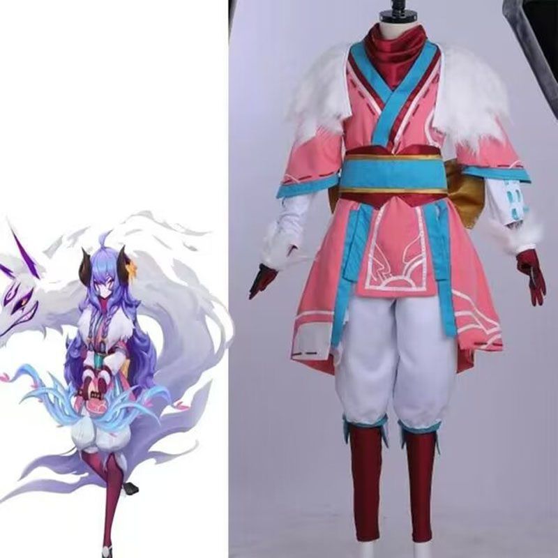 Game LOL Spirit Blossom Kindred Eternal Hunter Cosplay Costume custom made
