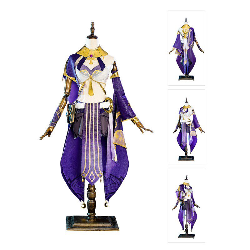 Genshin Impact Candace Cosplay Costume Uniform Outfits