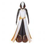 Genshin Impact Zhongli Cosplay Costume Hoodie Long Tuxedo