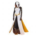 Genshin Impact Zhongli Cosplay Costume Hoodie Long Tuxedo