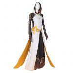 Genshin Impact Zhongli Cosplay Costume Hoodie Long Tuxedo