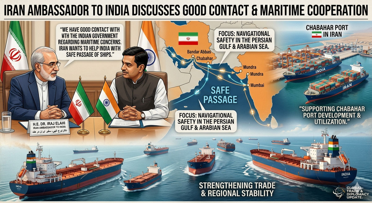 Iran says it is in close contact with India to ensure safe passage of Indian ships