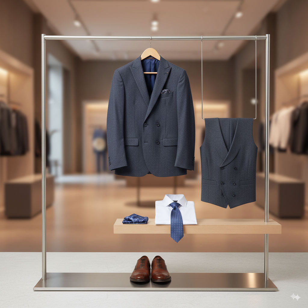 Beige dress on female model with cross-body stance