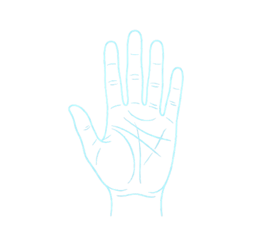 Palm Reading Illustration