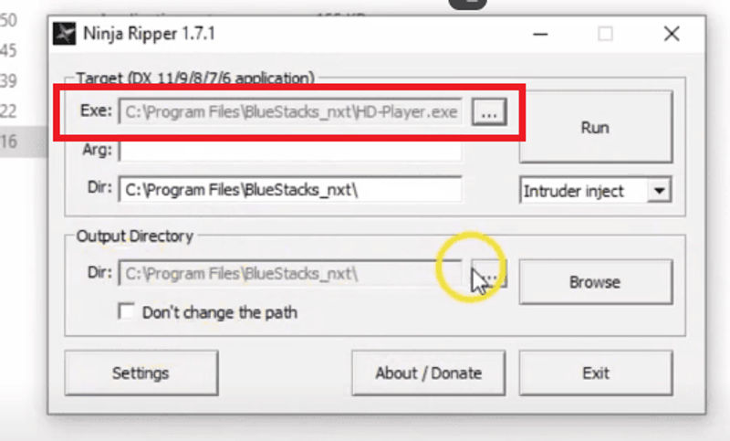 Ninjaripper location