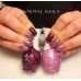 gel nail polish Kaga 168 Purple Heart