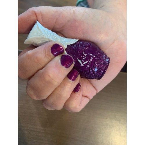 3INA MAKEUP - The Nail Polish 281 - Aubergine Nail Polish with Longwearing  Formula - Gel Nail Polish Effect of Intense Color - Glossy & Smooth Finish  Fast Drying Nail Polish -