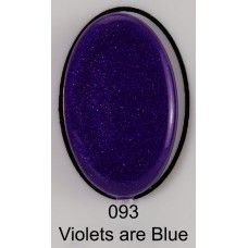 uv gel nail polish BMG 093 Violets are Blue