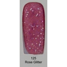 gel polish QLZ 125 Rose Gold Glitter