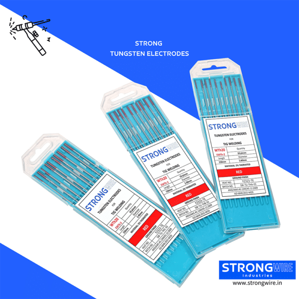Thoriated Tungsten Electrodes - STRONG WT20