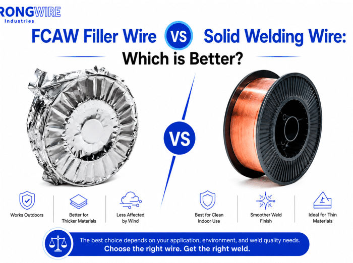 FCAW Filler Wire vs Solid Welding Wire
