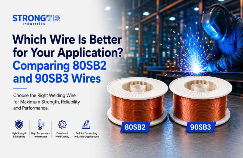 80S-B2 and 90S-B3 welding wires used for Cr-Mo steel welding in power plants, refineries, pressure vessels, and industrial fabrication.