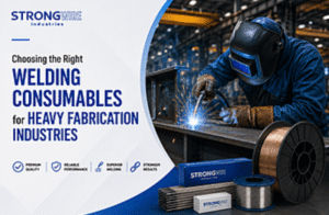 Welding consumables used in heavy fabrication