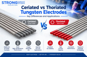 Ceriated vs thoriated tungsten electrodes for TIG welding