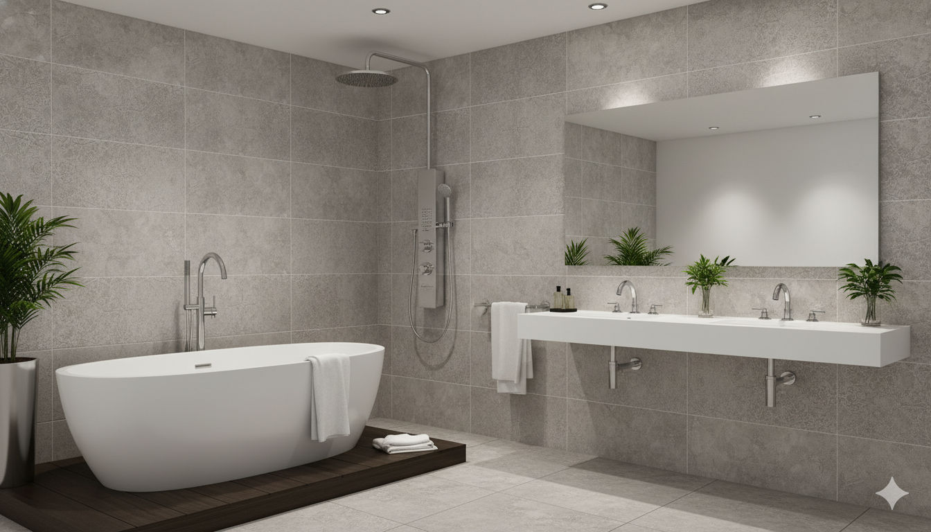 Contemporary bathroom design Montreal