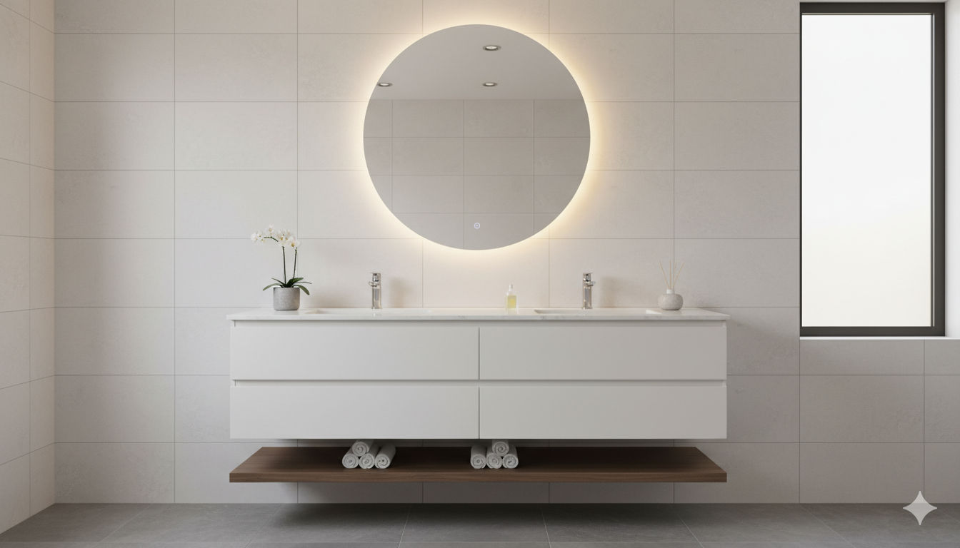 Elegant bathroom renovation