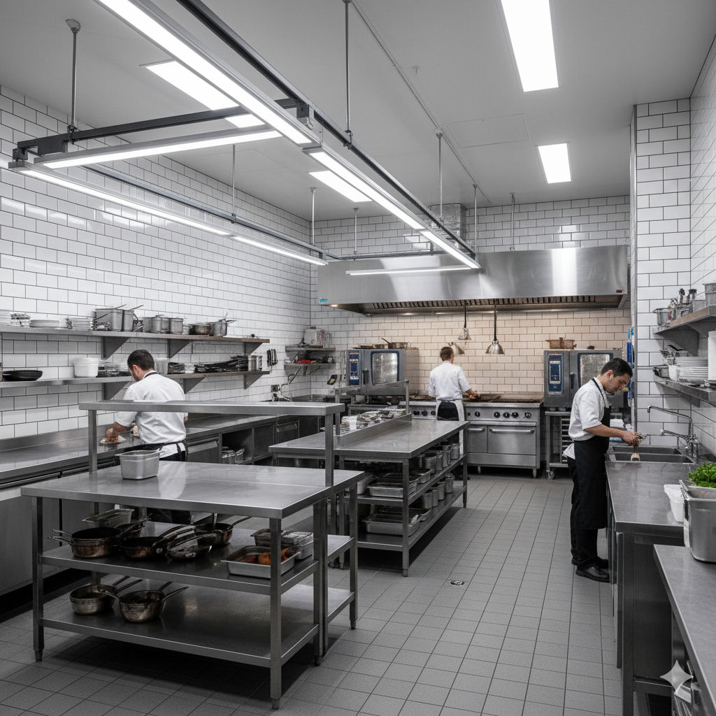 Restaurant ceramic installation