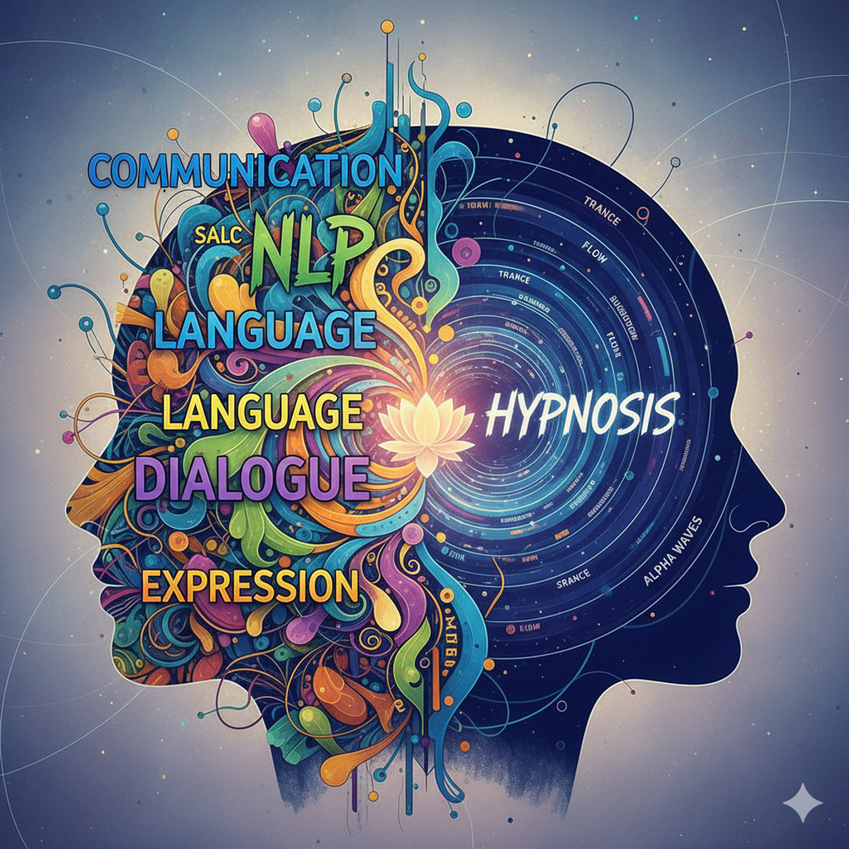 Neurolinguistic programming and hypnosis combined - featured header image