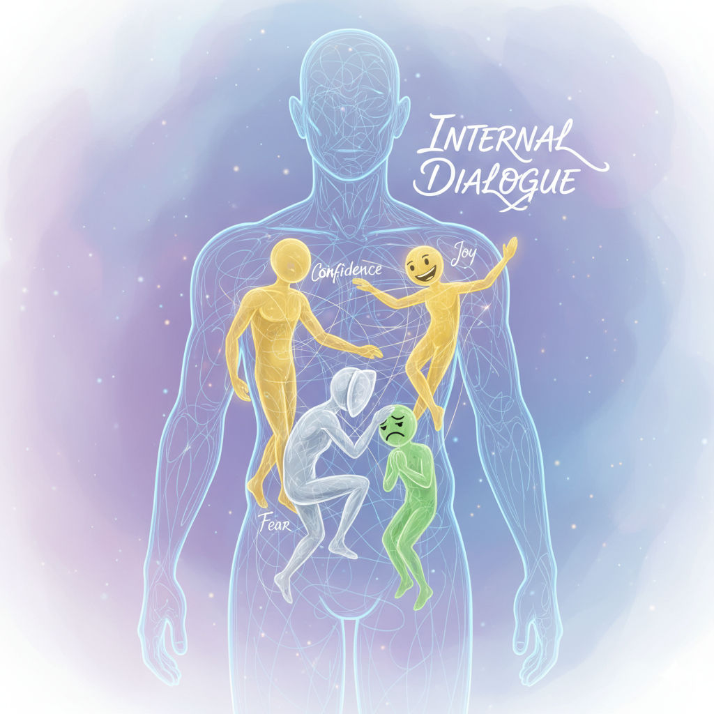 Dialogue interne et émotions harmonisées (illustration)
