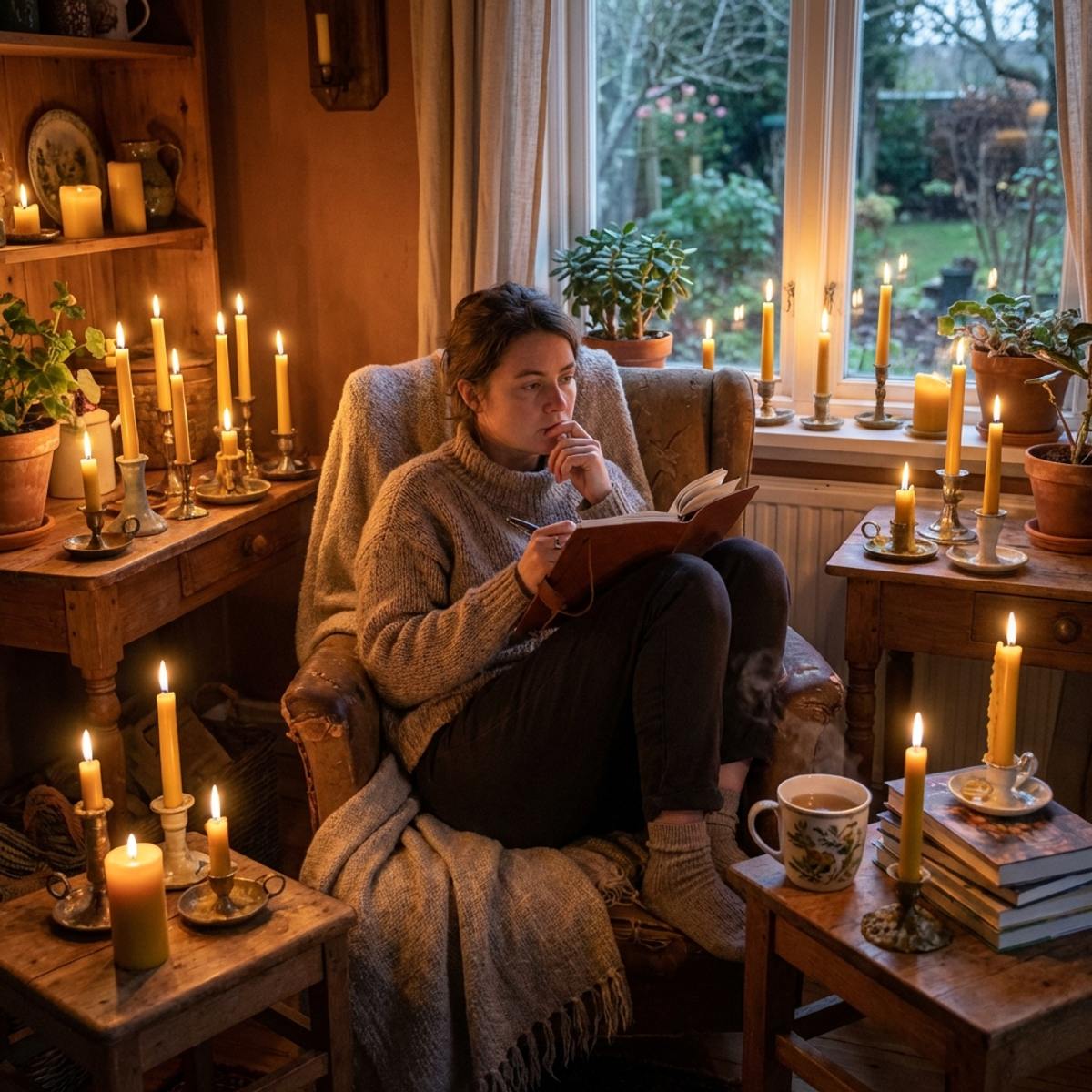 Post-session introspection by candlelight