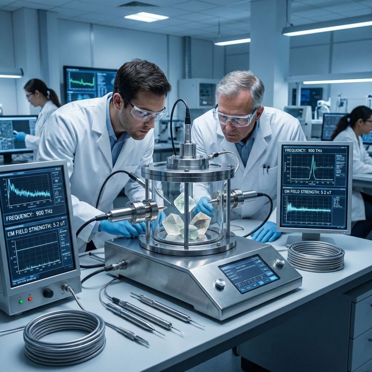 Analyse scientifique des propriétés électromagnétiques des cristaux