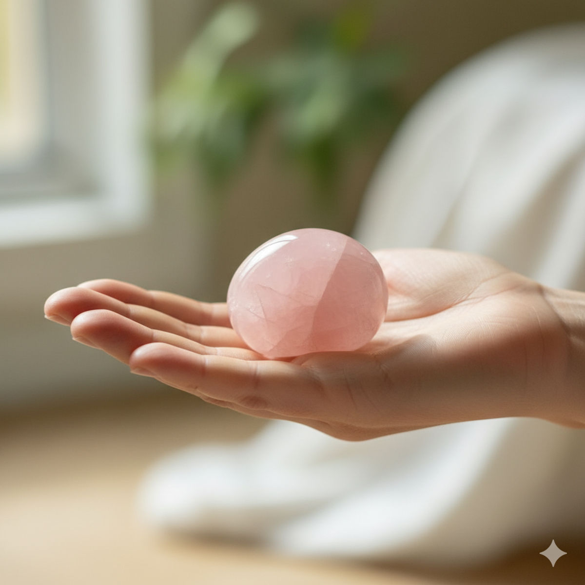 Quartz rose pierre d'amour inconditionnel en lithothérapie