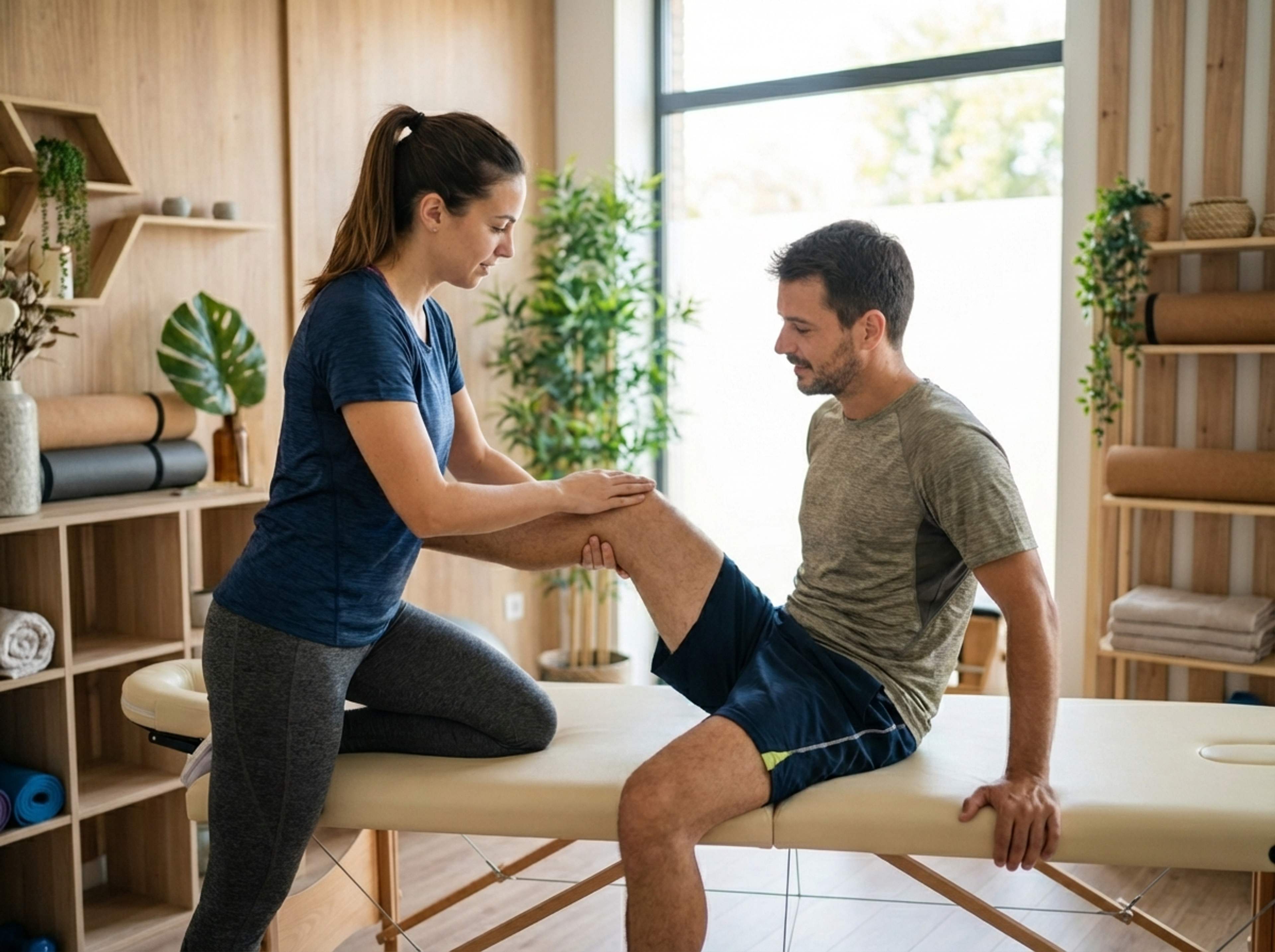 Kinésithérapie – massage thérapeutique et points de pression