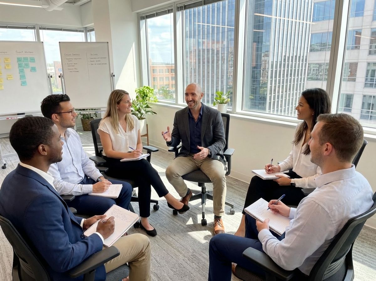 Group coaching session