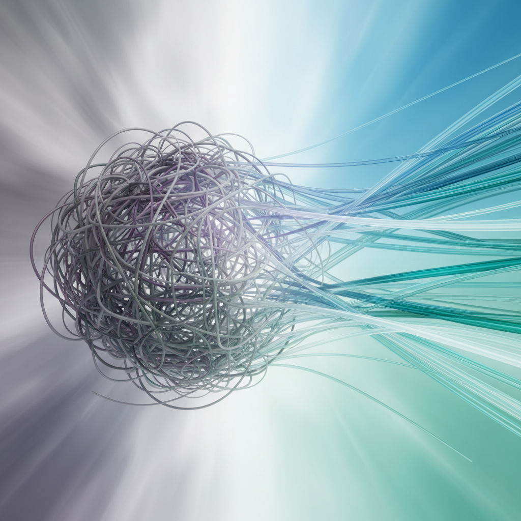 Clearing mental clutter and returning to calm