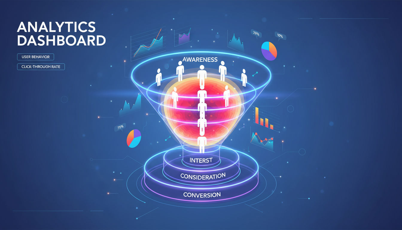 CRO tools analyzing user behavior and conversion funnel optimization