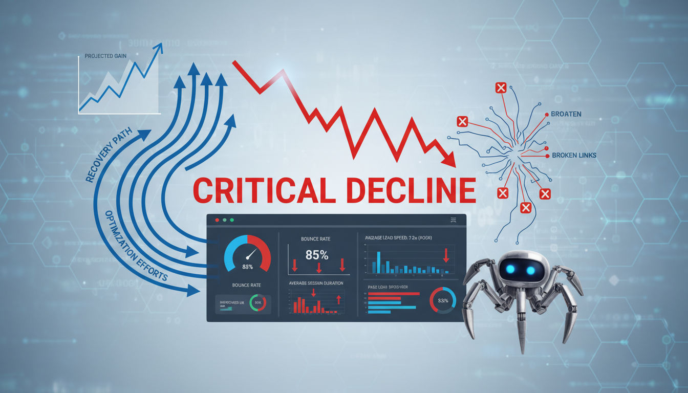 How 404 errors impact SEO rankings and user experience metrics