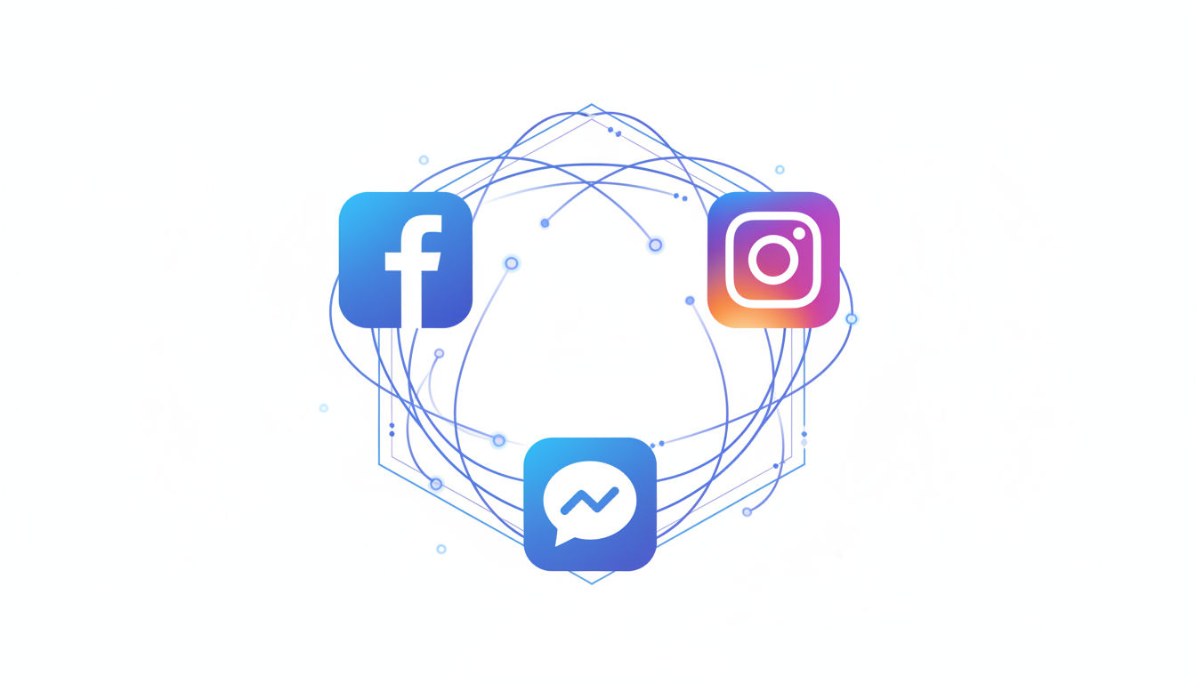 Meta advertising platform ecosystem overview showing Facebook, Instagram, and Messenger integration