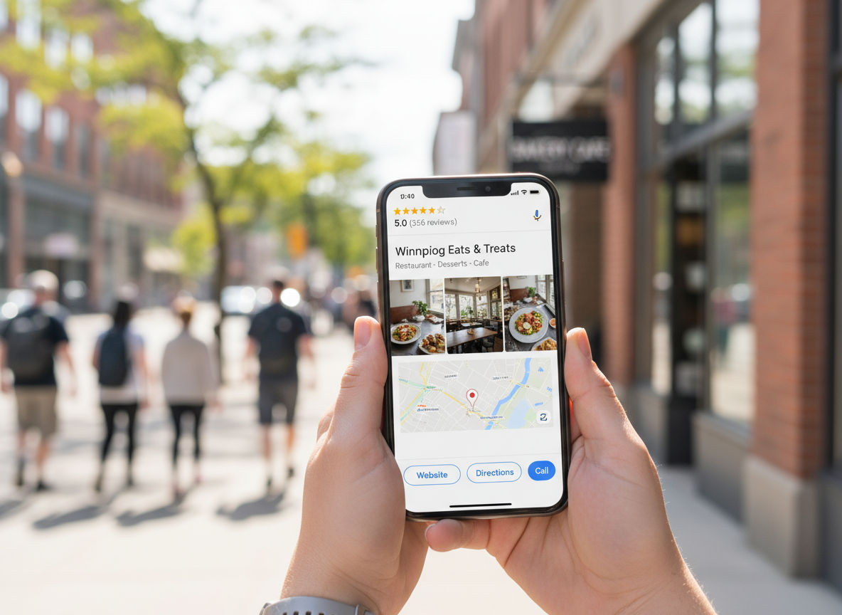 Optimized Google Business Profile for Winnipeg local search results