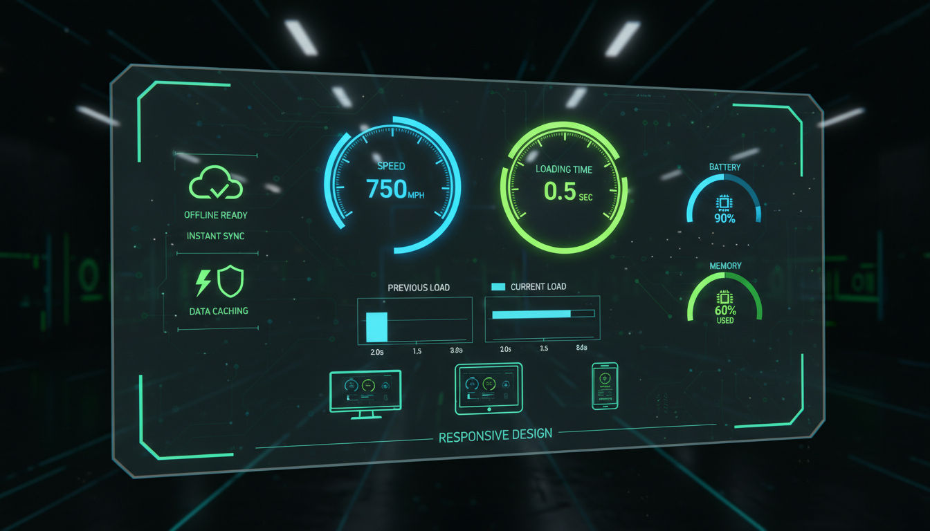 Performance comparison metrics between PWA and native apps