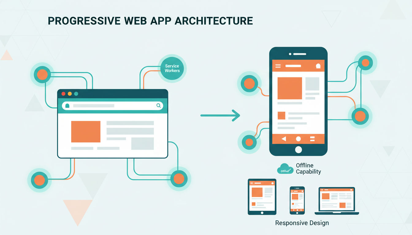 Progressive Web App architecture and key characteristics