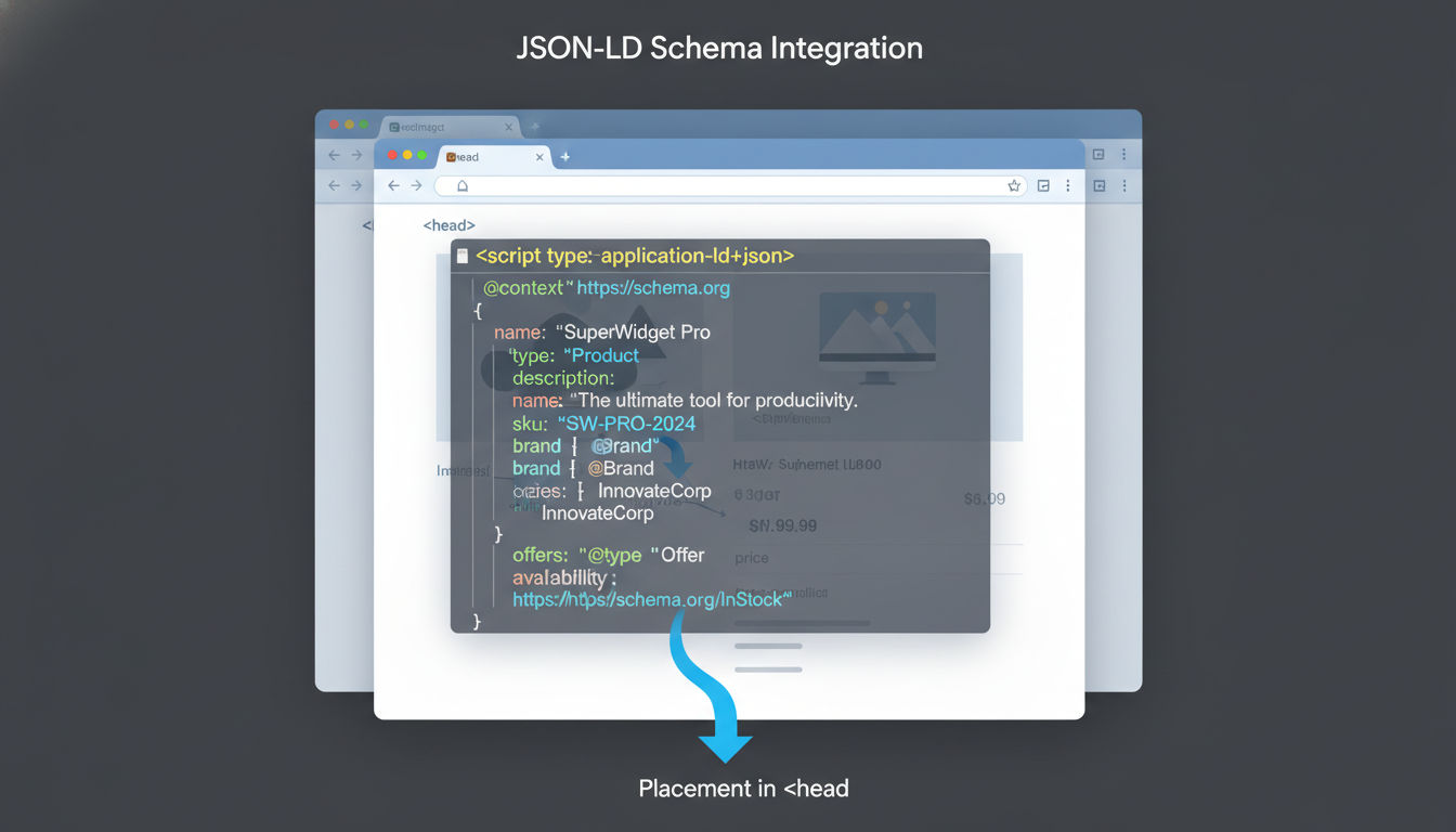 Step-by-step schema markup implementation with JSON-LD code