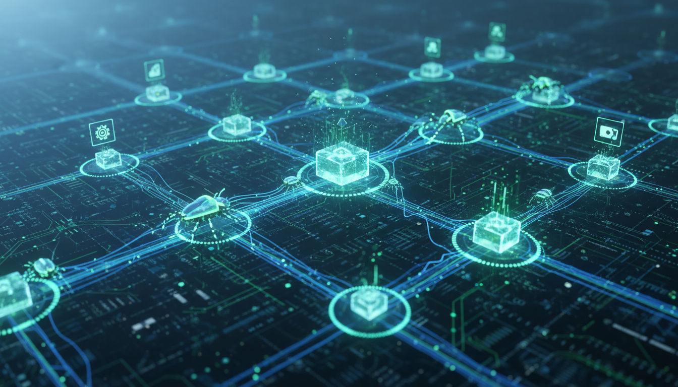 Visual representation of search engine crawlers accessing website pages