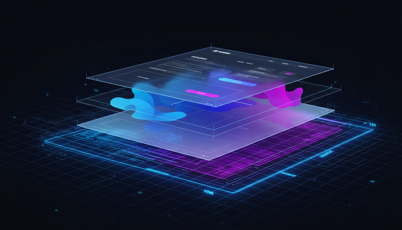 Website redesign process showing complete rebuild from foundation