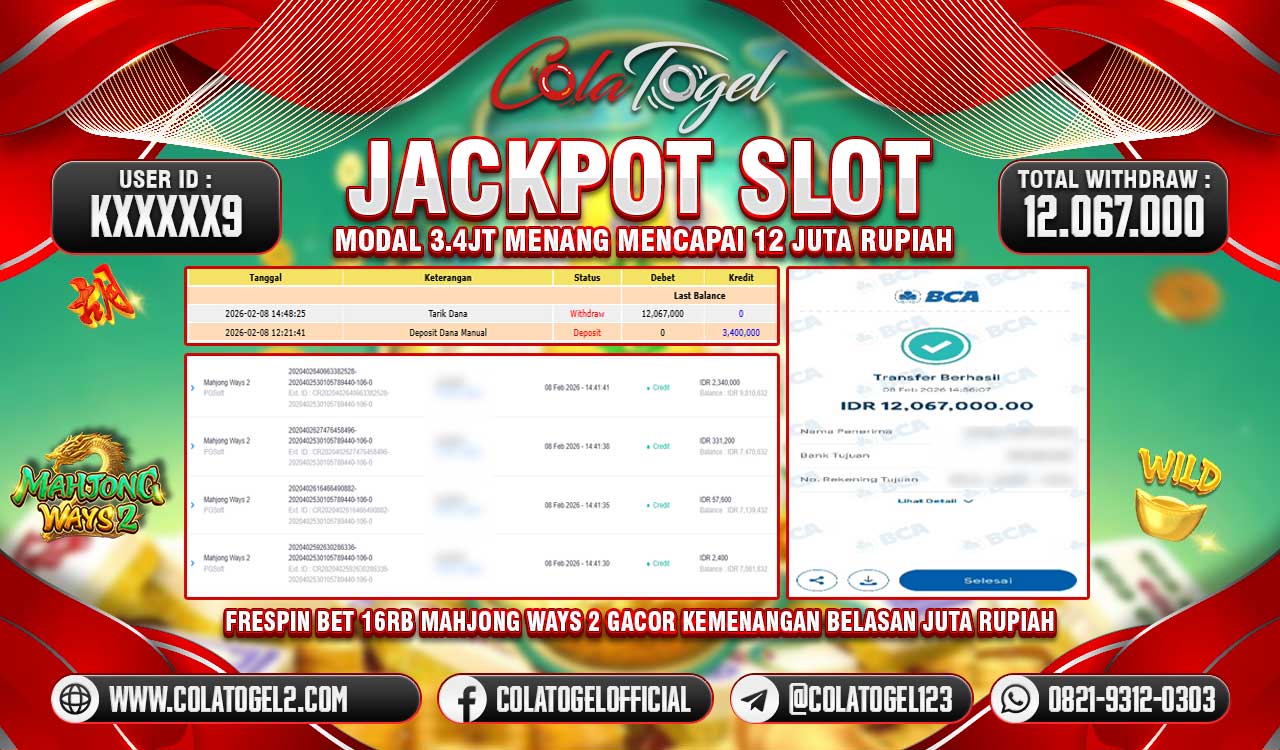 JACKPOT SLOT GACOR!!