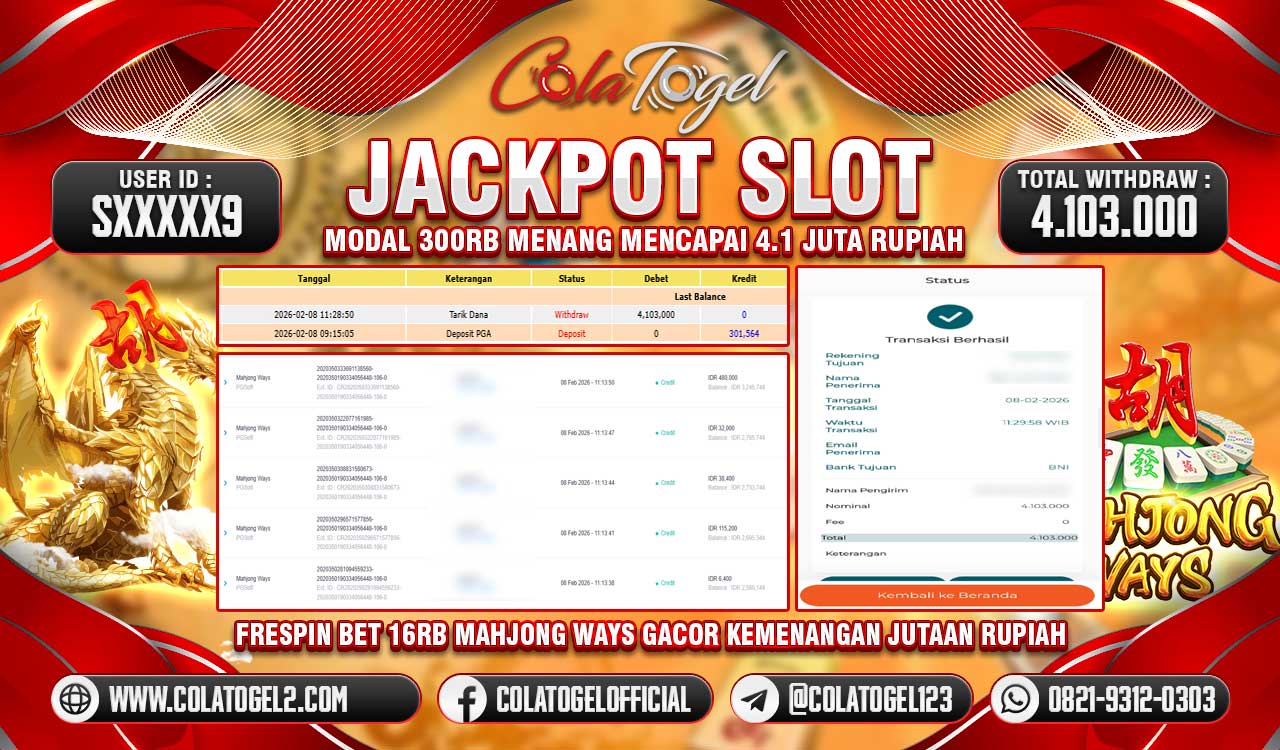 JACKPOT SLOT GACOR!!