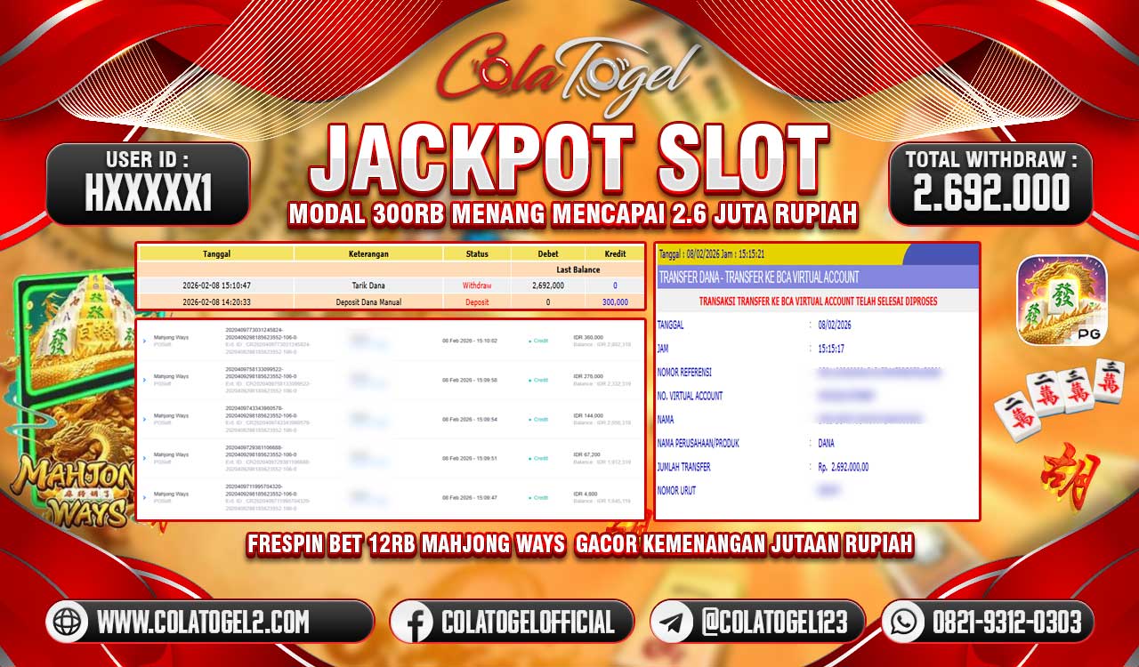 JACKPOT SLOT GACOR!!