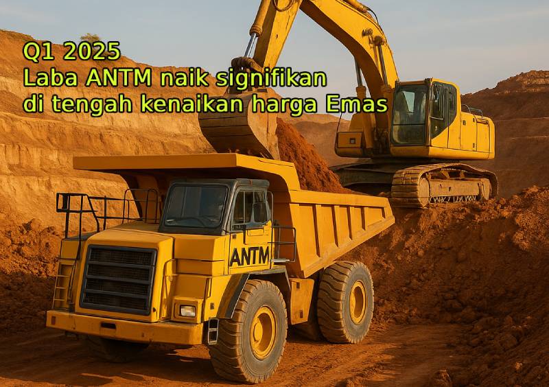 Analisa saham ANTM: kinerja pulih, laba naik signifikan di Q1 2025 di tengah kenaikan harga emas Analisa saham ANTM: kinerja pulih, laba naik signifikan di Q1 2025 di tengah kenaikan harga emas