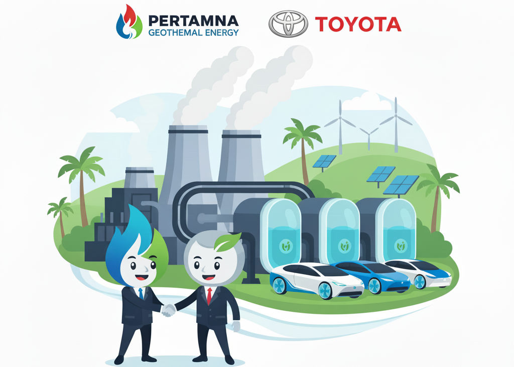 PGEO & Toyota Kolaborasi Green Hydrogen, Dorong Transisi Energi Bersih Indonesia