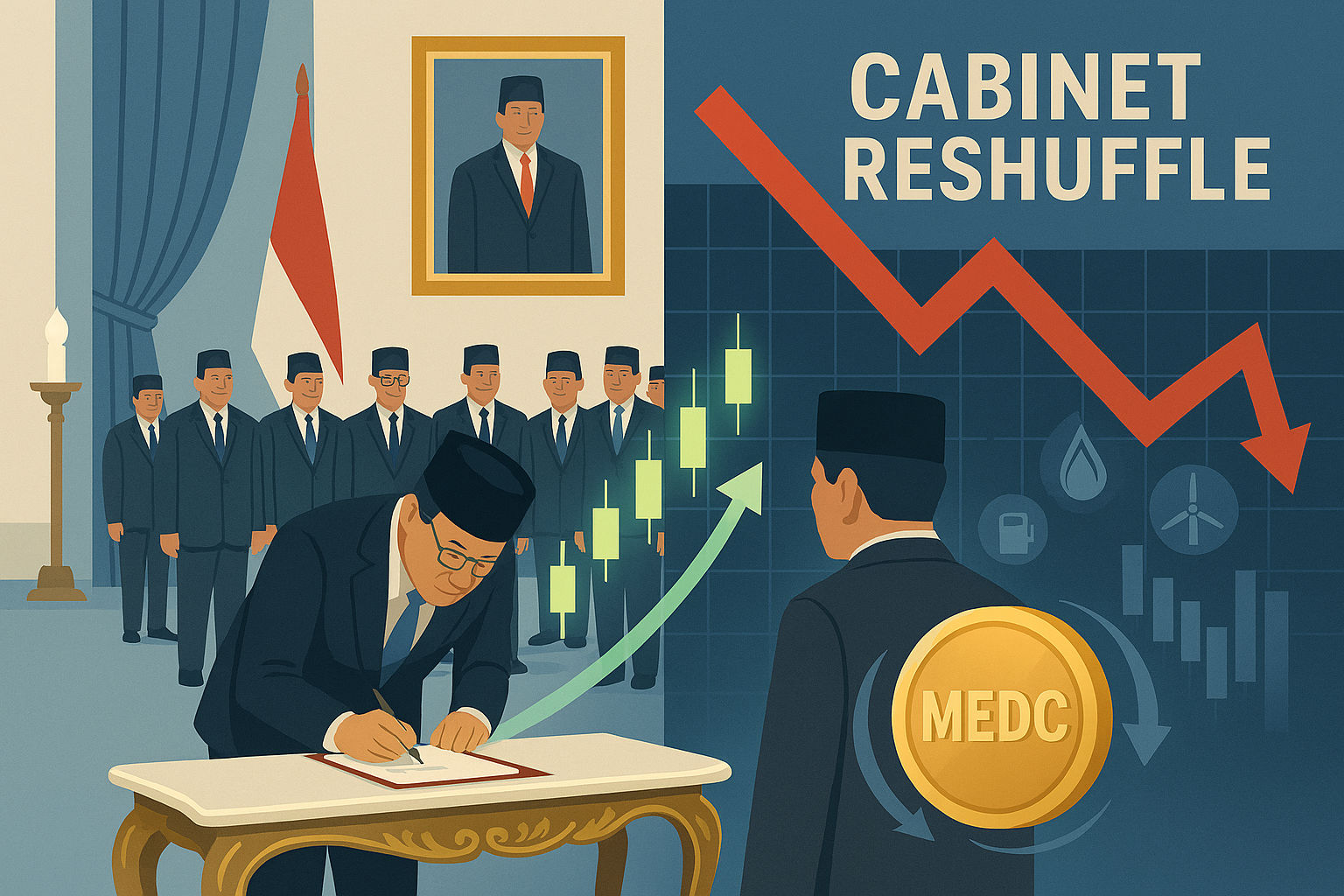 Reshuffle Kabinet Prabowo 2025: Sentimen Negatif ke IHSG, Konsumsi dan Rokok Jadi Penopang