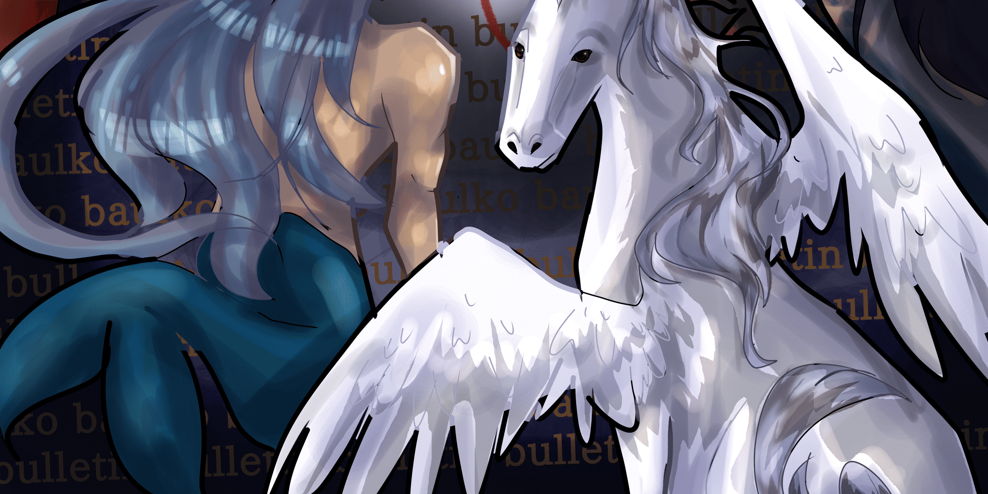 Cover art with some mythological figures