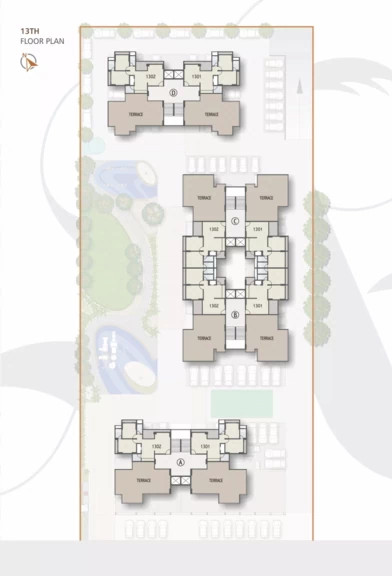 13th Floor Plan